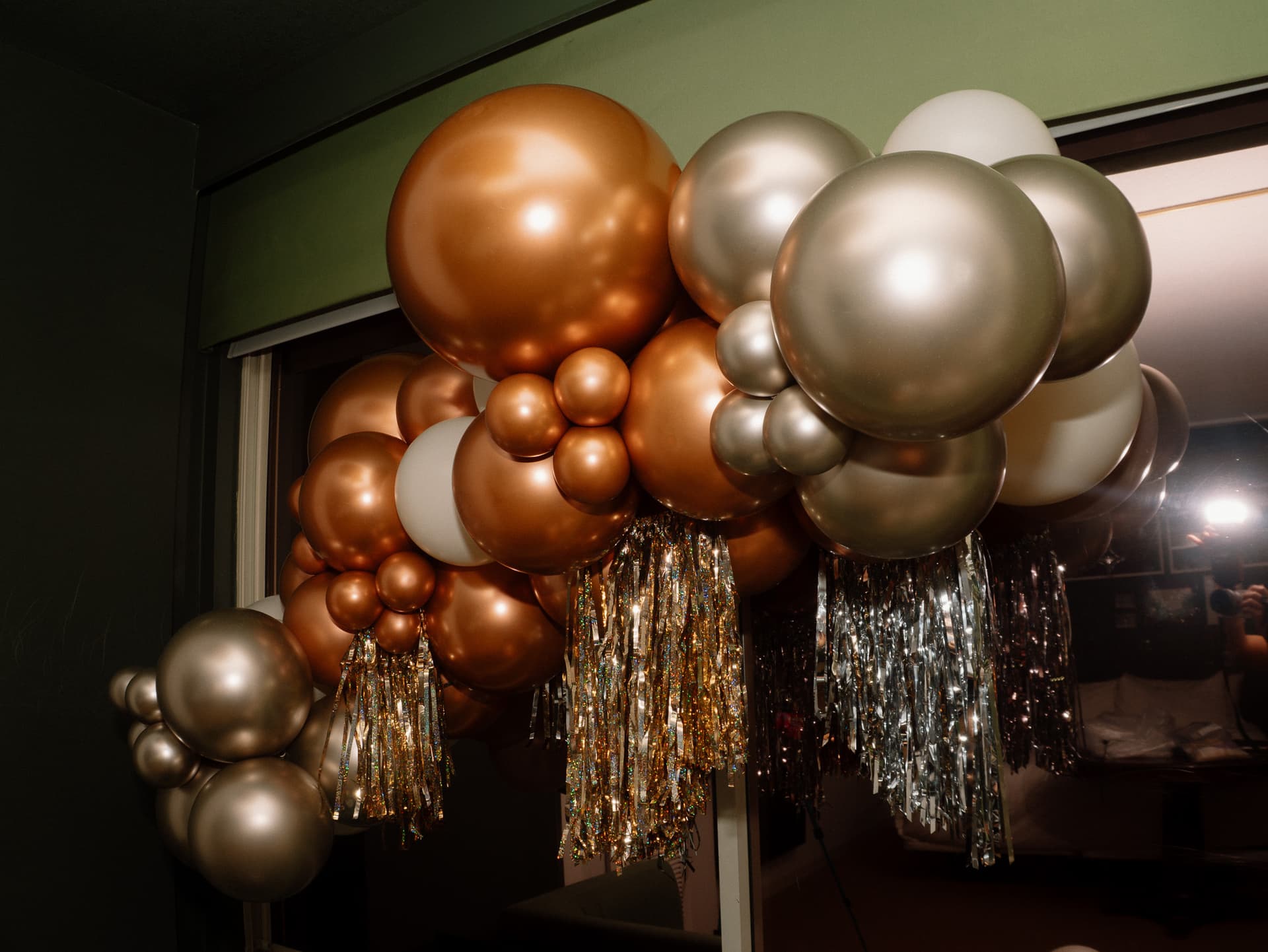 Copper Glow Balloon Garland