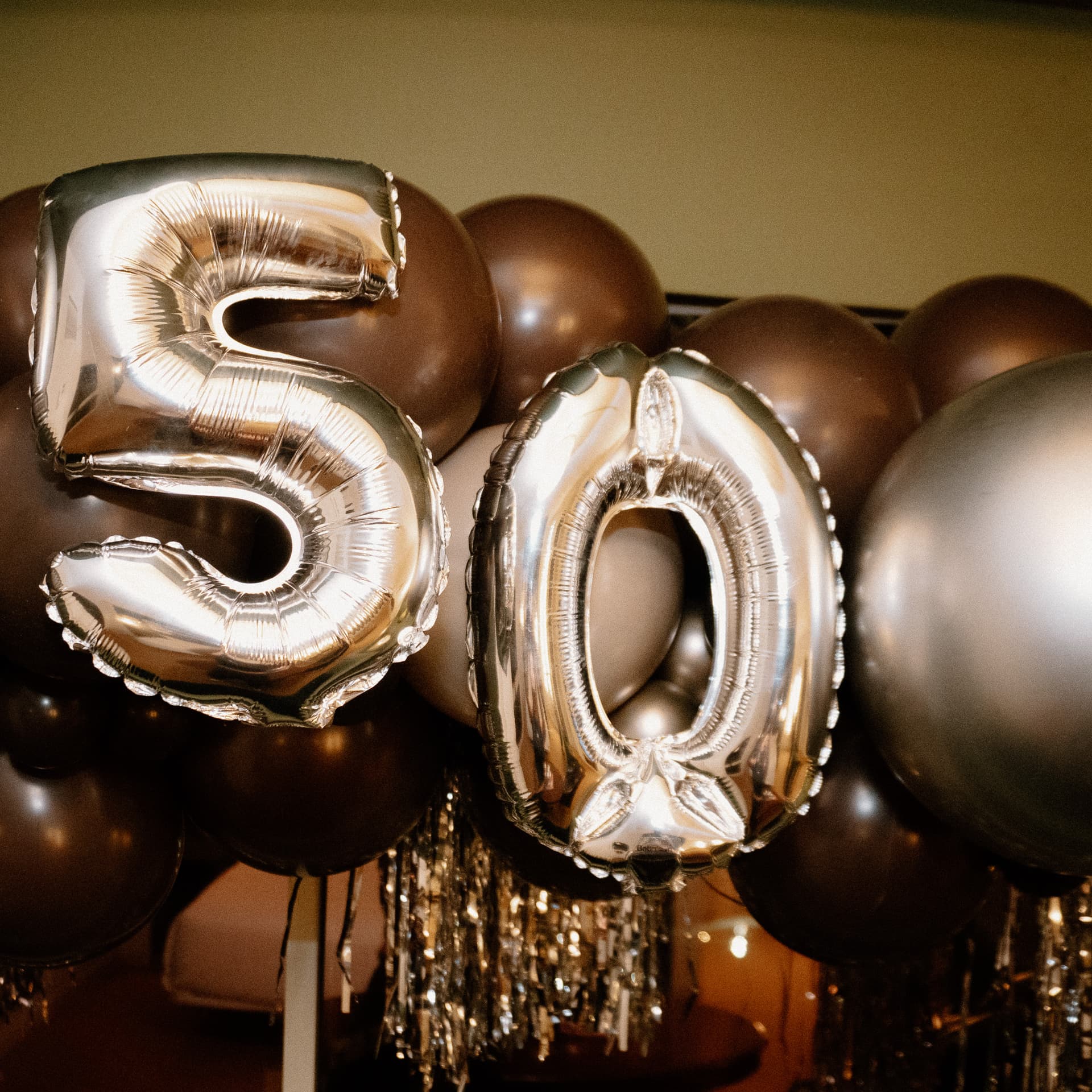 Espresso Martini Silver Balloons